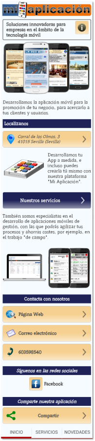 Página principal resultado